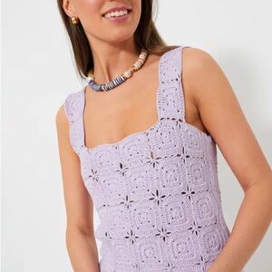 NWT tuckernuck hyacinth house lavender crochet top XS